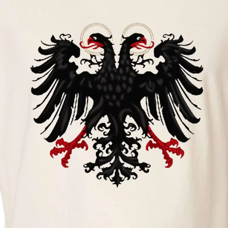 Holy Roman Banner Flag Double Headed Eagle Empire Garment-Dyed Women's Muscle Tee