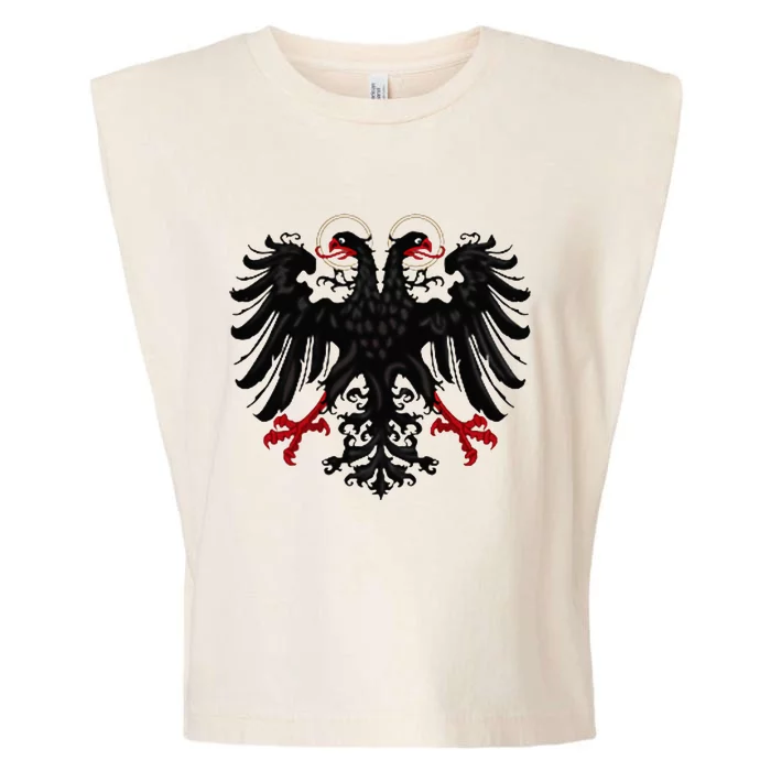 Holy Roman Banner Flag Double Headed Eagle Empire Garment-Dyed Women's Muscle Tee