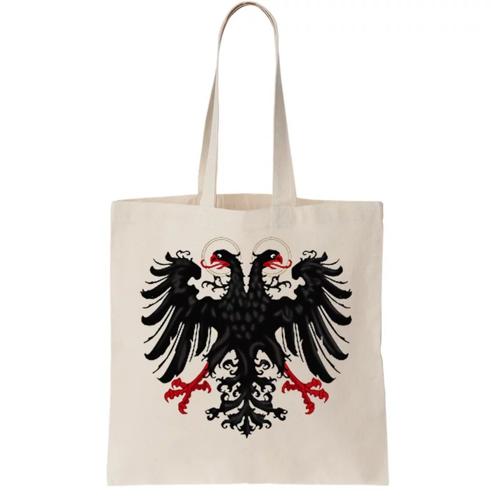 Holy Roman Banner Flag Double Headed Eagle Empire Tote Bag