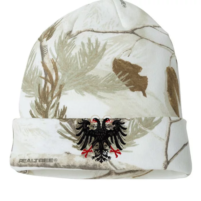 Holy Roman Banner Flag Double Headed Eagle Empire Kati - 12in Camo Beanie