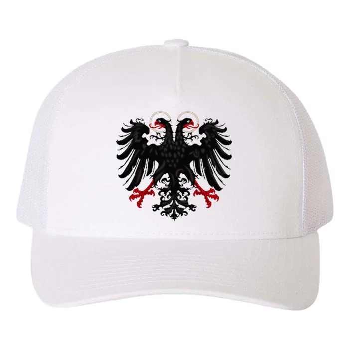 Holy Roman Banner Flag Double Headed Eagle Empire Yupoong Adult 5-Panel Trucker Hat