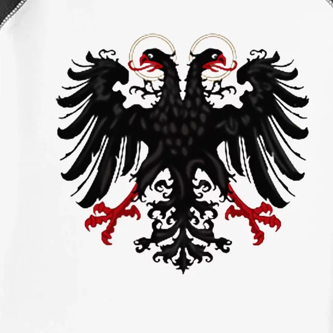 Holy Roman Banner Flag Double Headed Eagle Empire Infant Baby Jersey Bodysuit