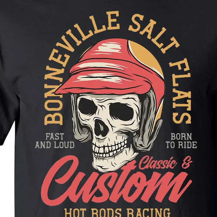 Hot Rod Costum Garage Skeleton Old School Racing Skull Tall T-Shirt