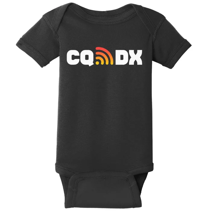 Ham Radio Cq Dx Amateur Radio Operator Signal Baby Bodysuit