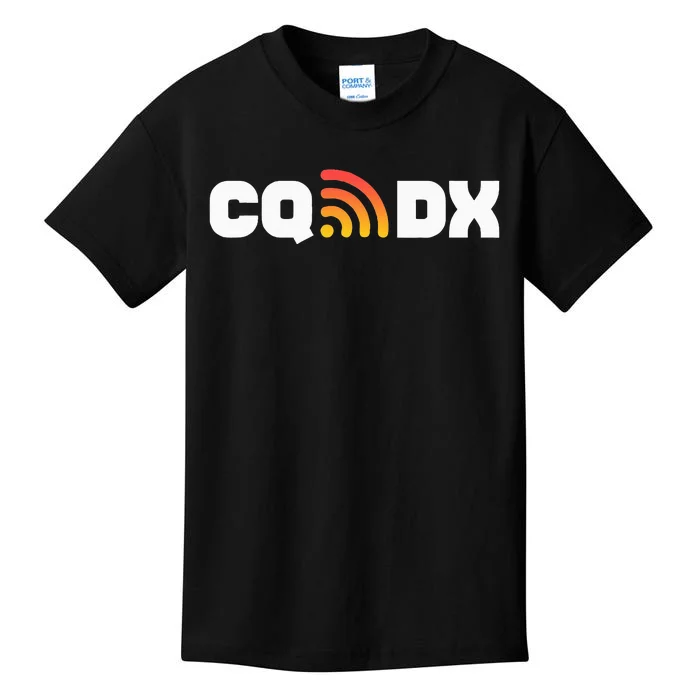 Ham Radio Cq Dx Amateur Radio Operator Signal Kids T-Shirt