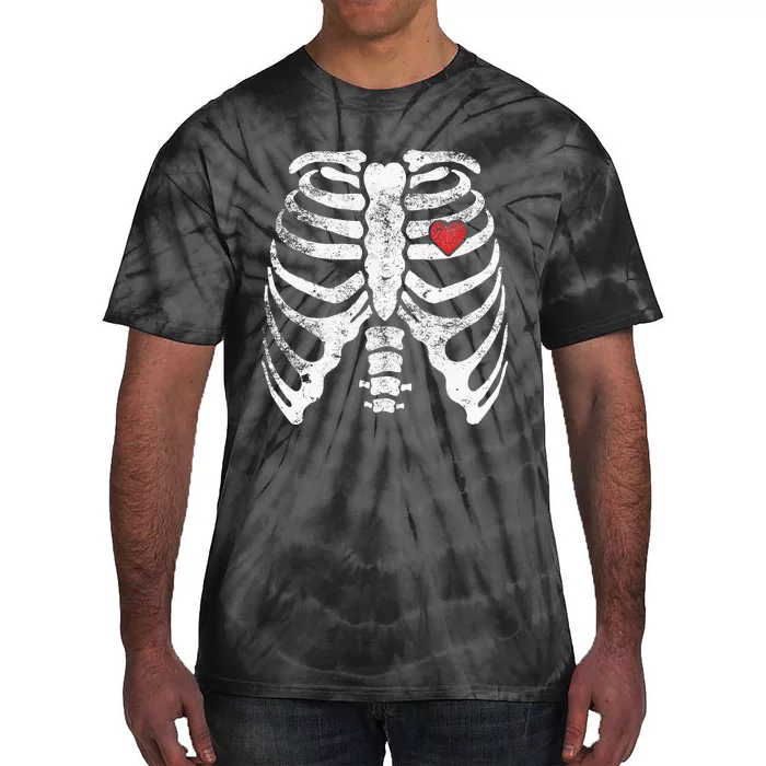 Heart Rib Cage Xray Tie-Dye T-Shirt