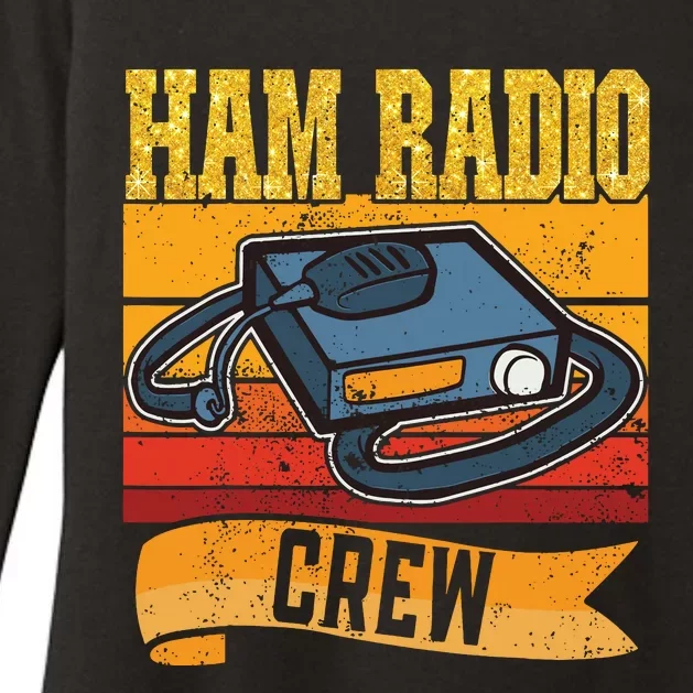 Ham Radio Crew Amateur Radio And Ham Radio Operator Womens CVC Long Sleeve Shirt