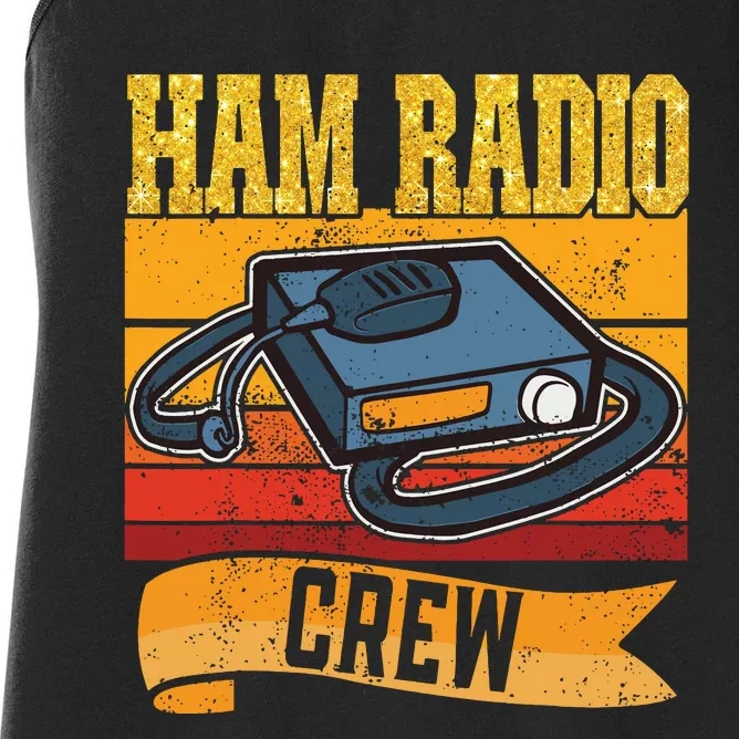 Ham Radio Crew Amateur Radio And Ham Radio Operator Women's Racerback Tank