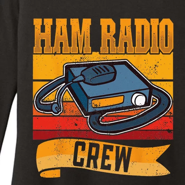 Ham Radio Crew Amateur Radio and Ham Radio Operator Womens CVC Long Sleeve Shirt