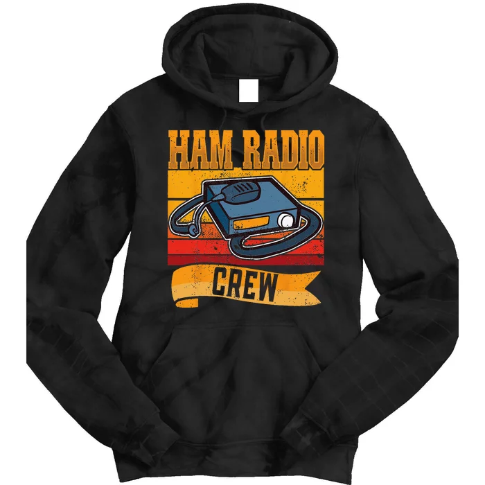 Ham Radio Crew Amateur Radio and Ham Radio Operator Tie Dye Hoodie