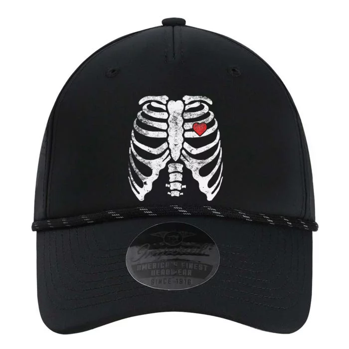 Heart Rib Cage Xray Funny Halloween Skeleton Performance The Dyno Cap