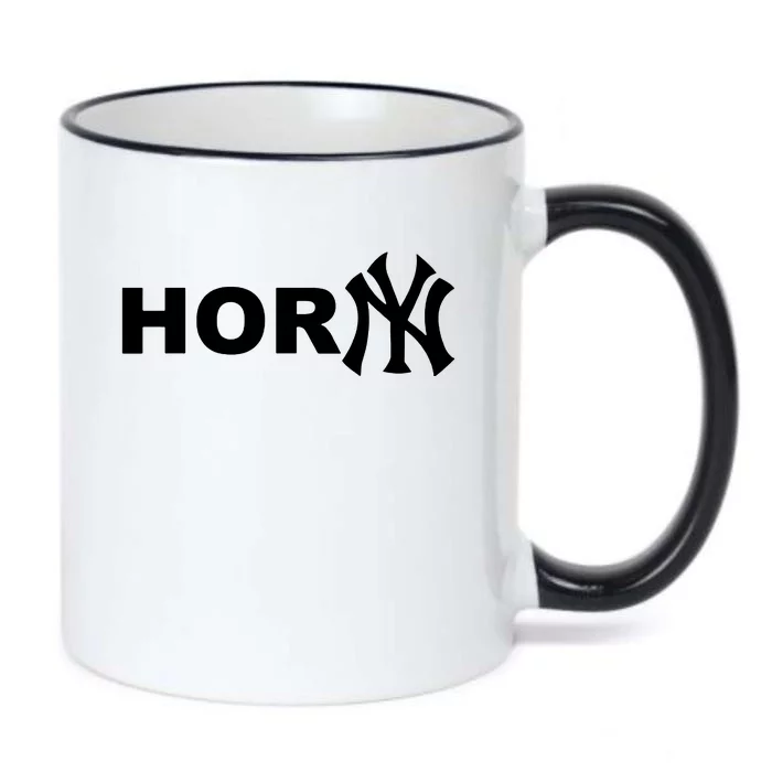 Hor(Ny) Rare Comedy Horny Ny Funny Joke Black Color Changing Mug