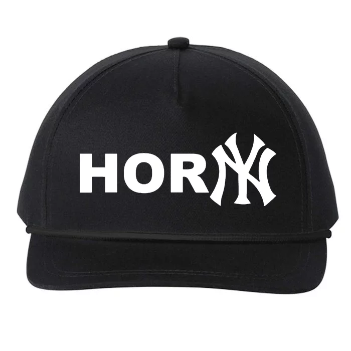 Hor(Ny) Rare Comedy Horny Ny Funny Joke Snapback Five-Panel Rope Hat