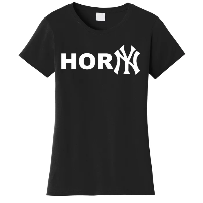 Hor(Ny) Rare Comedy Horny Ny Funny Joke Women's T-Shirt