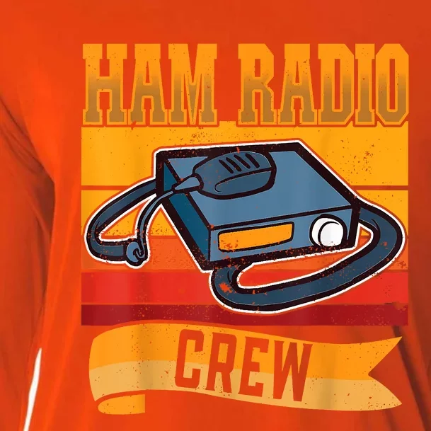 Ham Radio Crew Amateur Radio And Ham Radio Operator Cooling Performance Long Sleeve Crew