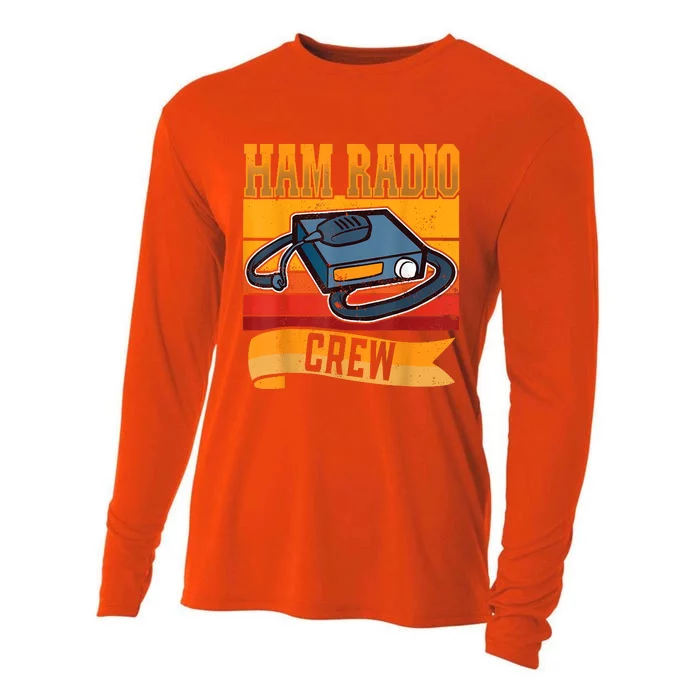 Ham Radio Crew Amateur Radio And Ham Radio Operator Cooling Performance Long Sleeve Crew