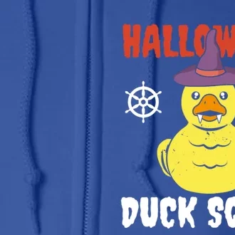 Halloween Rubber Duck Squad Hunting Hunter Cruise Ship Trip Gift Full Zip Hoodie