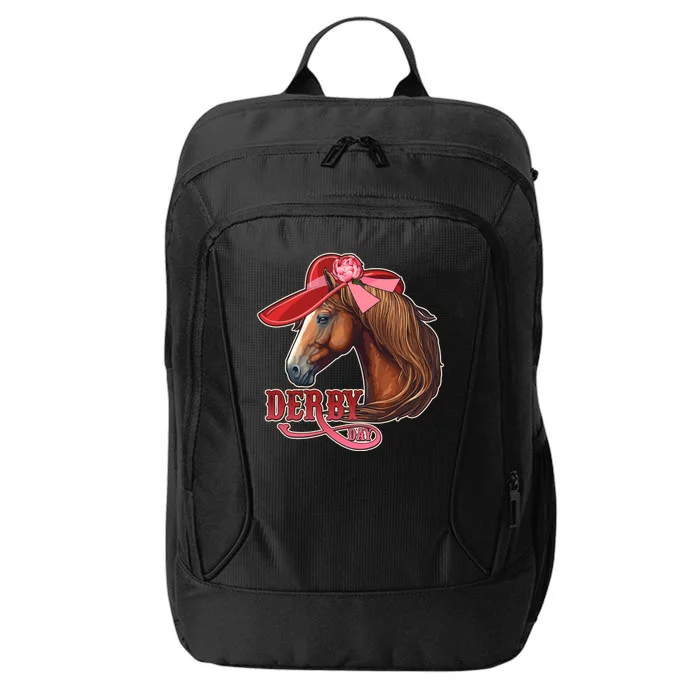 Horse Racing Derby Day Hat Horse City Backpack