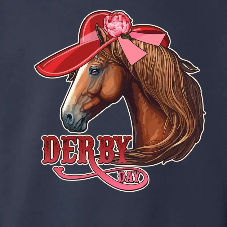 Horse Racing Derby Day Hat Horse Toddler Hoodie