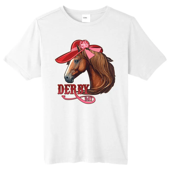 Horse Racing Derby Day Hat Horse ChromaSoft Performance T-Shirt