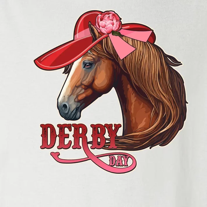 Horse Racing Derby Day Hat Horse Toddler Long Sleeve Shirt