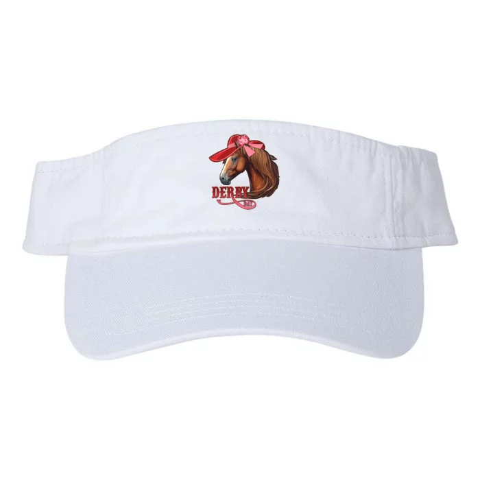 Horse Racing Derby Day Hat Horse Valucap Bio-Washed Visor