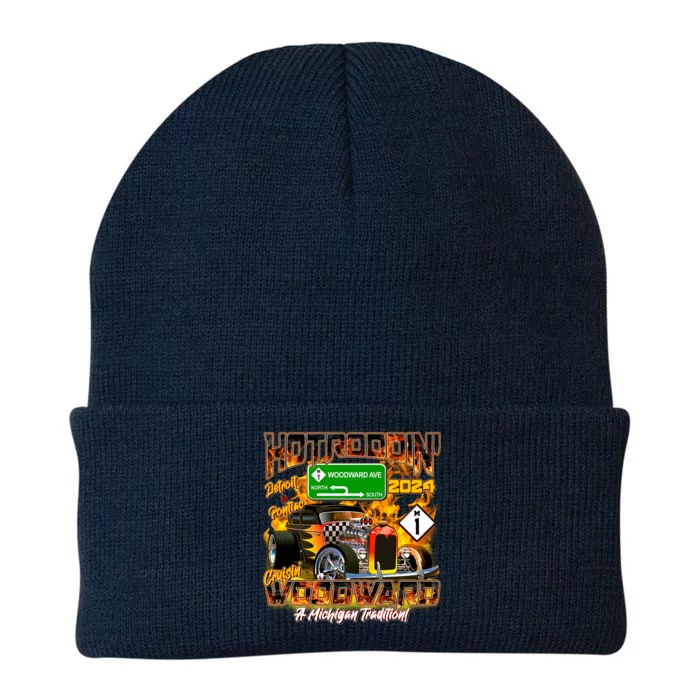 Hot Rodding Detroit To Pontiac Cruisin Woodward A Michigan Tradition Knit Cap Winter Beanie