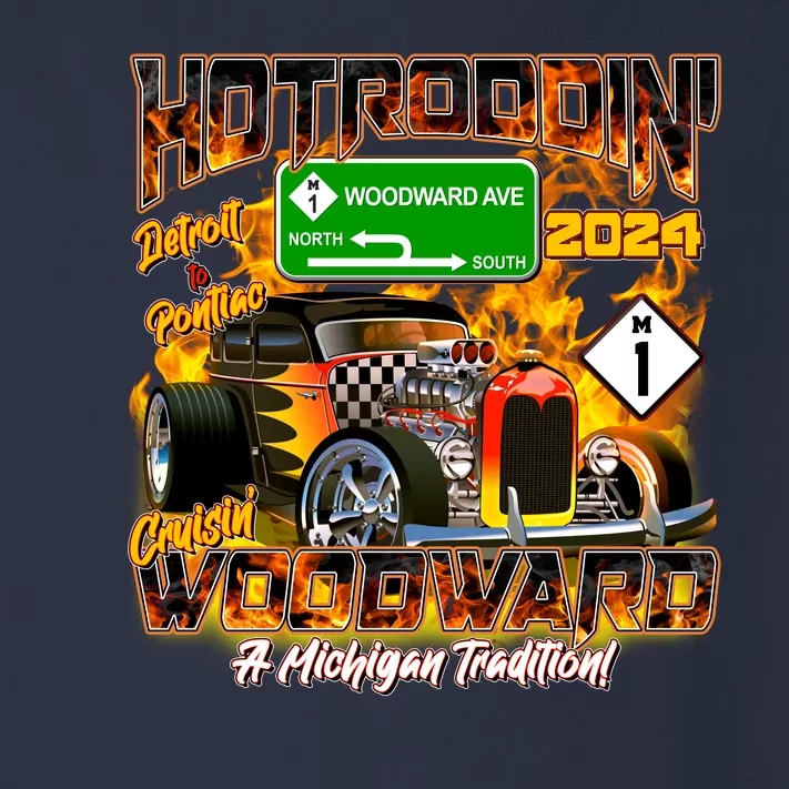 Hot Rodding Detroit To Pontiac Cruisin Woodward A Michigan Tradition Toddler Long Sleeve Shirt