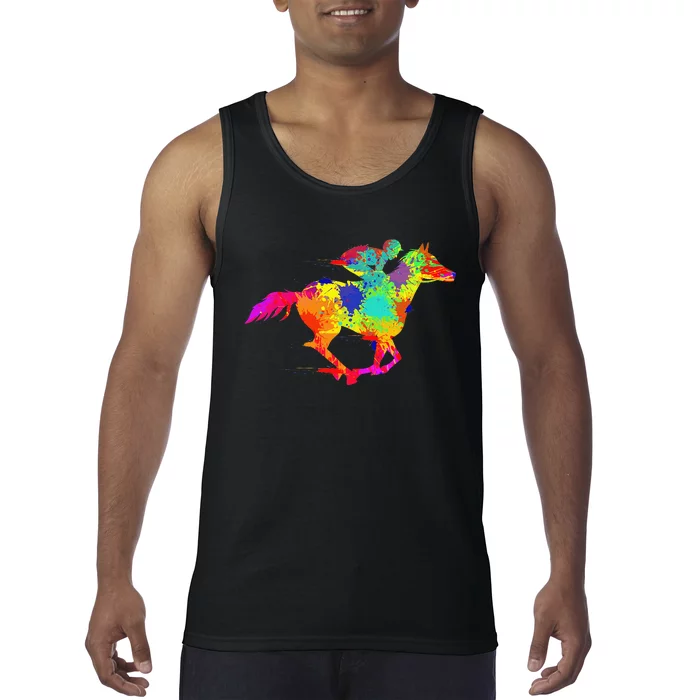 Horse Racing Derby Jockey Tank Top