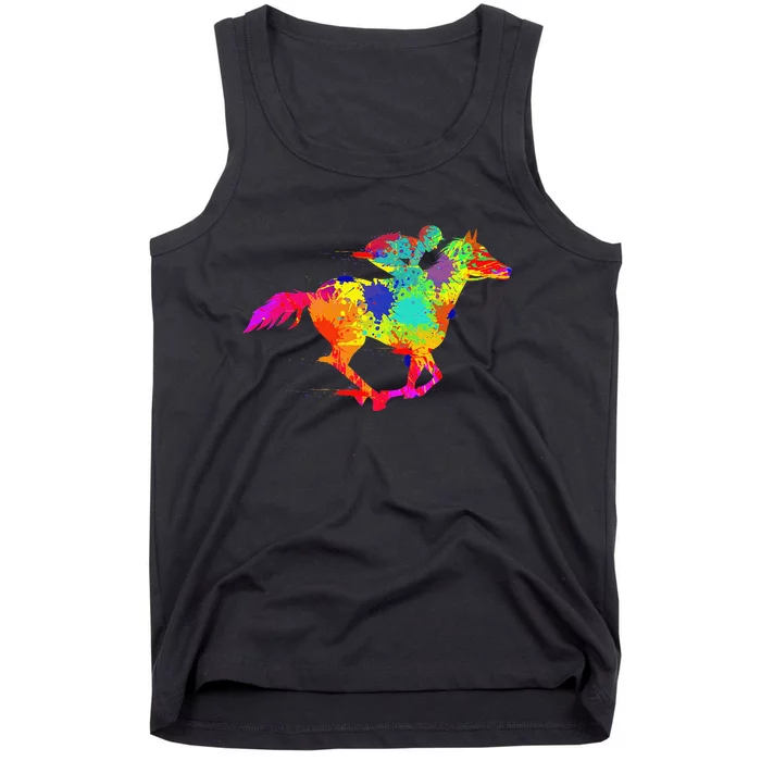 Horse Racing Derby Jockey Tank Top