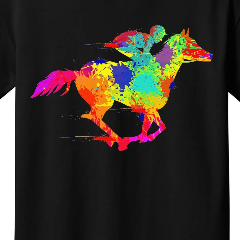 Horse Racing Derby Jockey Kids T-Shirt