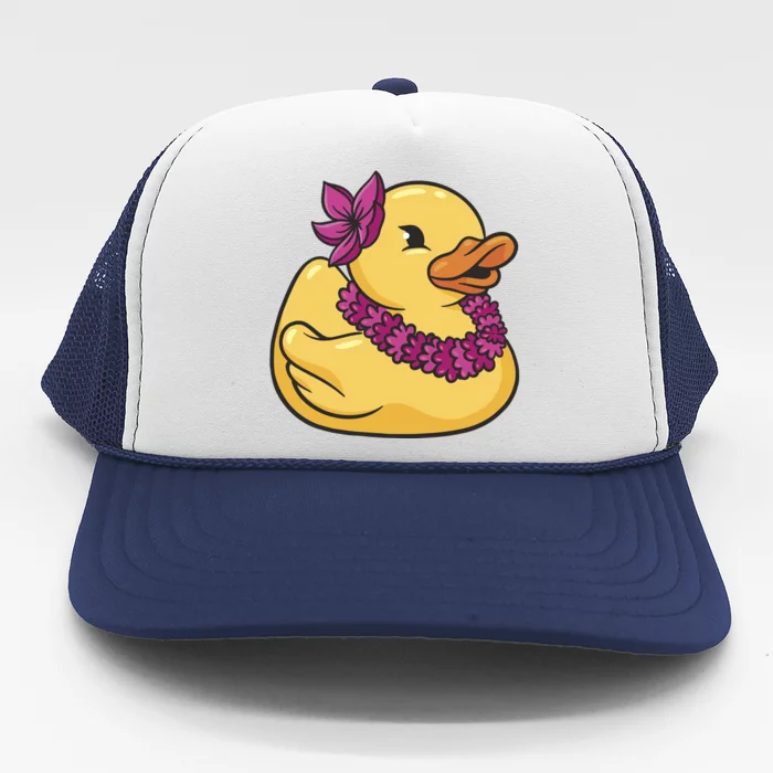 Hawaiian Rubber Ducky Trucker Hat