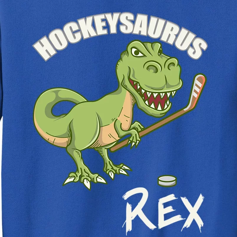 Hockeysaurus Rex Dinosaur Hockey Game Day Travel Gift Sweatshirt