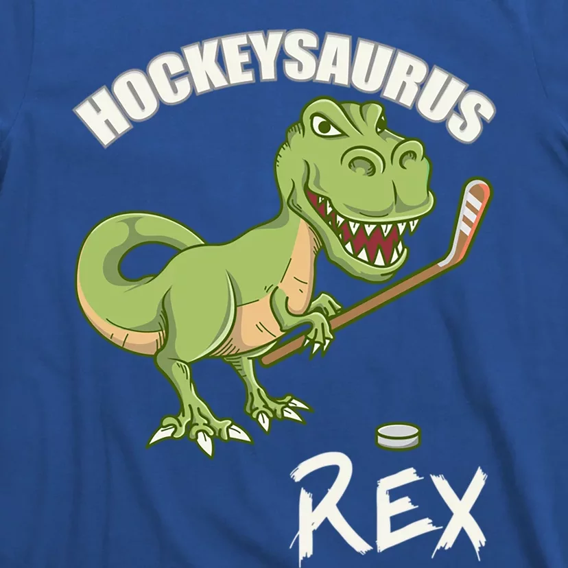 Hockeysaurus Rex Dinosaur Hockey Game Day Travel Gift T-Shirt