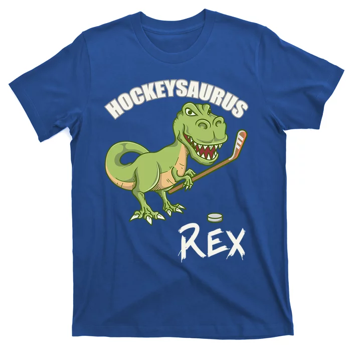 Hockeysaurus Rex Dinosaur Hockey Game Day Travel Gift T-Shirt