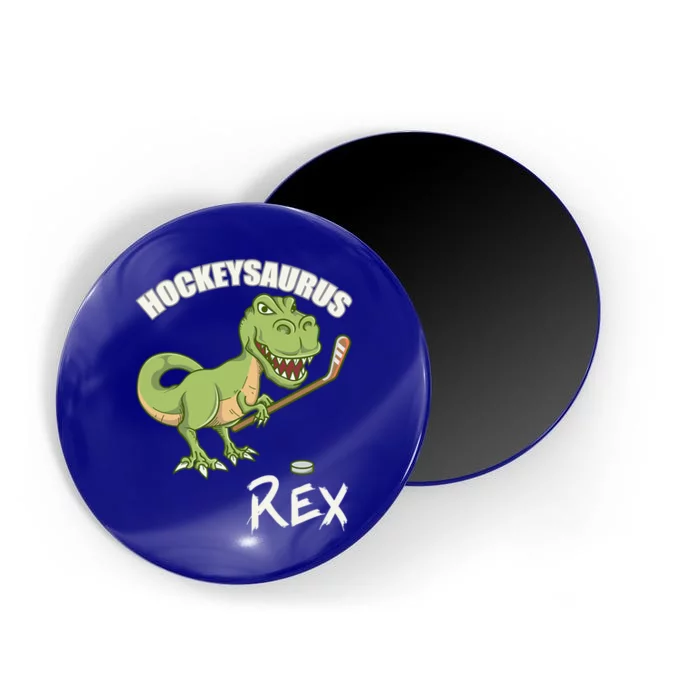 Hockeysaurus Rex Dinosaur Hockey Game Day Travel Gift Magnet