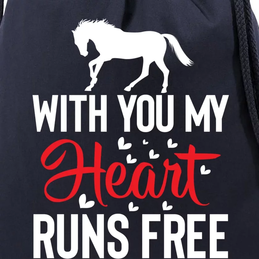 Horse Riding Dressage English Riding Horseback Archery Cool Gift Drawstring Bag