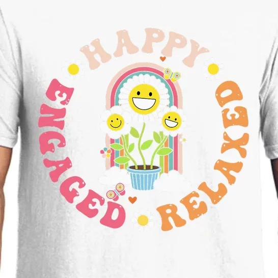 Happy Relaxed Engaged Aba Bcba Behavioral Health Pajama Set