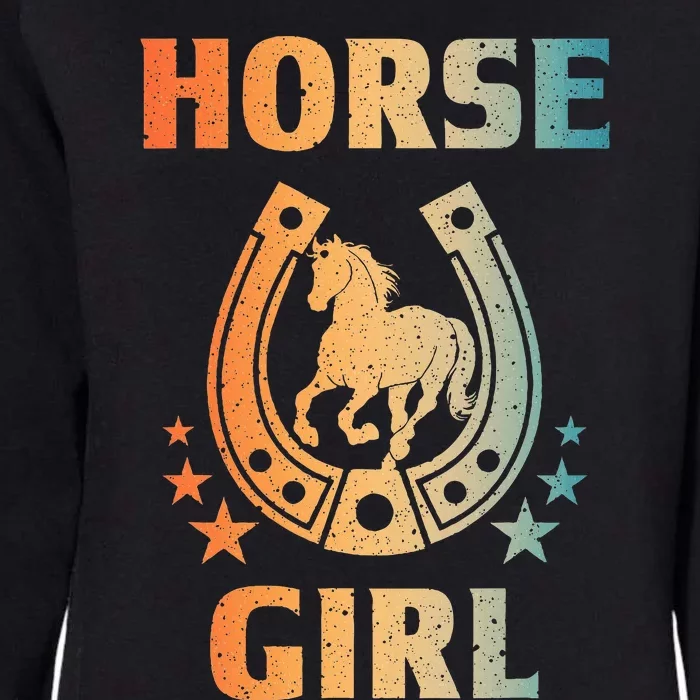 Horseback Riding Equestrian Womens California Wash Sweatshirt