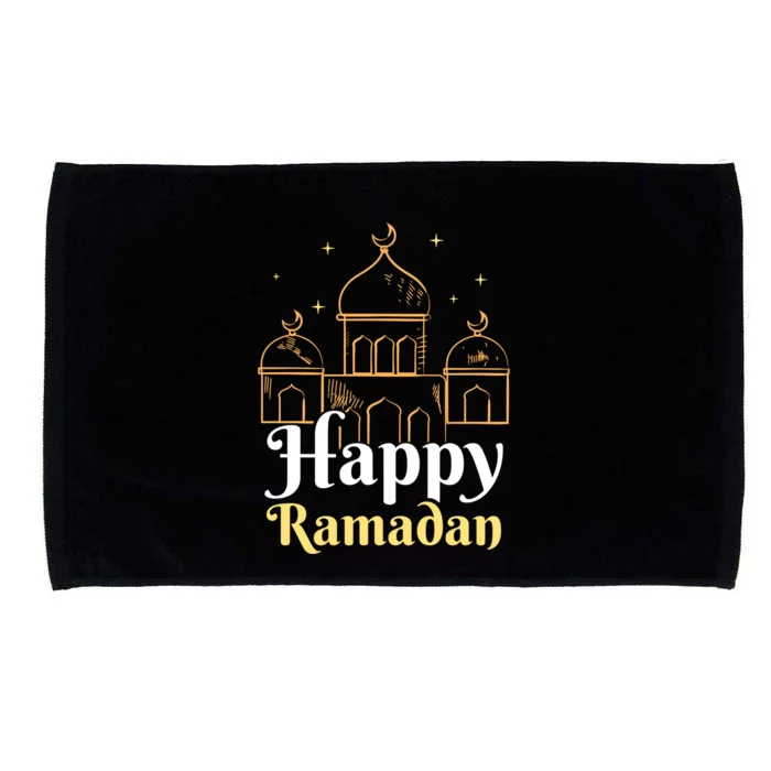 Happy Ramadan Eid Kareem Muslim Mubarak Gift Microfiber Hand Towel