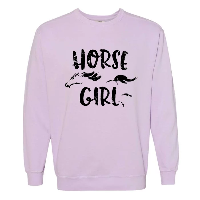 Horseback Riding Equestrian Lover Gifts Garment-Dyed Sweatshirt