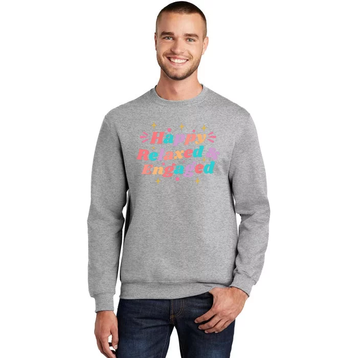 Happy Relaxed & Engaged Fiancée Fiance Couple Engaged Tall Sweatshirt