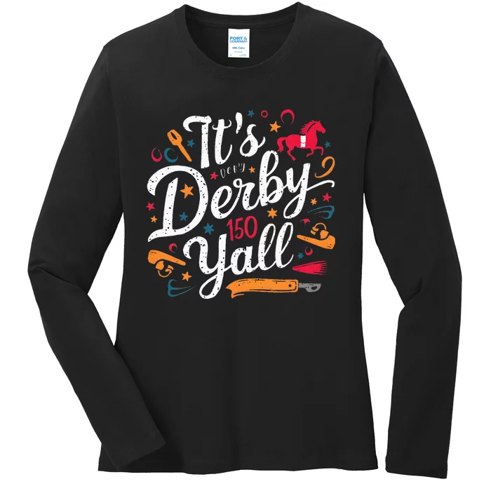 Horse Racing Equestrian Horse Riding Ladies Long Sleeve Shirt