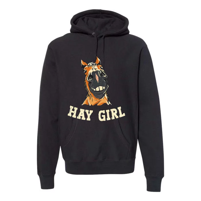 Horseback Riding Equestrian Premium Hoodie