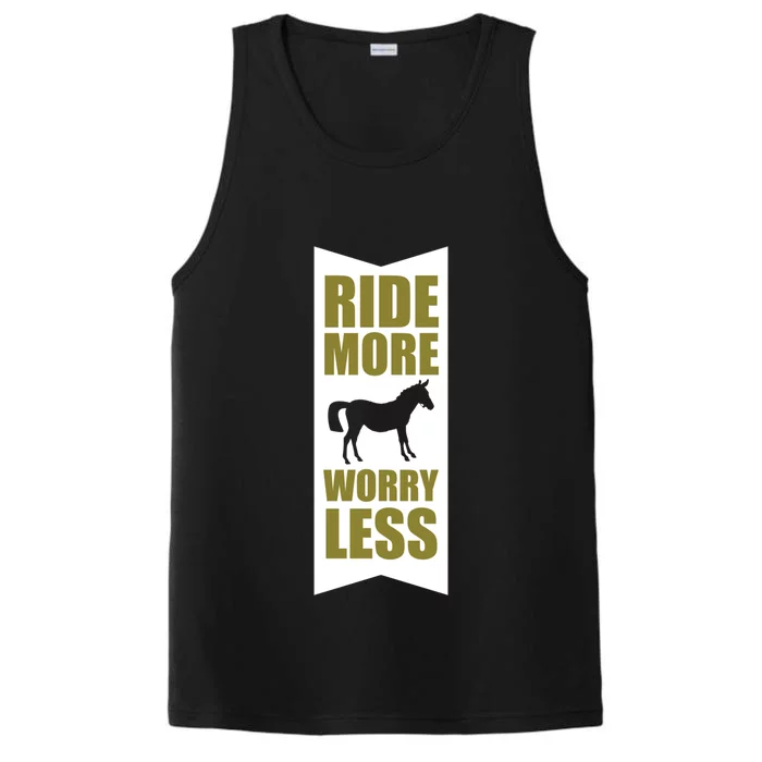 Horse Rider Equestrian Horseback Riding Gift Performance Tank