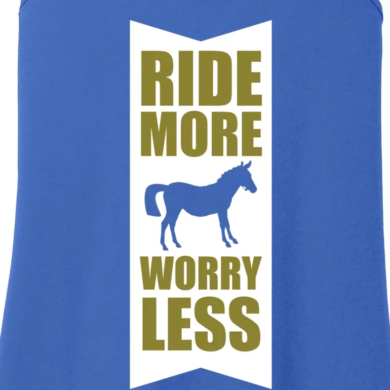 Horse Rider Equestrian Horseback Riding Gift Ladies Essential Tank