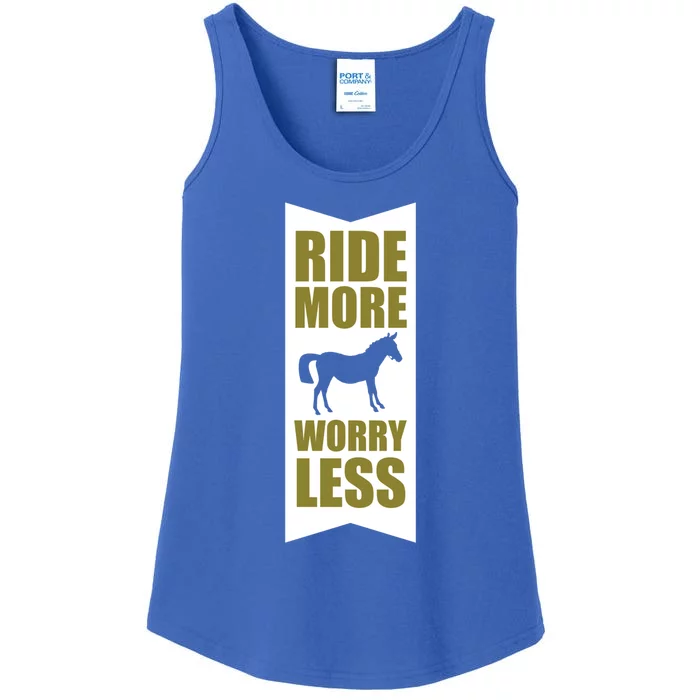 Horse Rider Equestrian Horseback Riding Gift Ladies Essential Tank