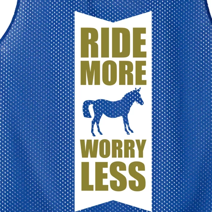 Horse Rider Equestrian Horseback Riding Gift Mesh Reversible Basketball Jersey Tank