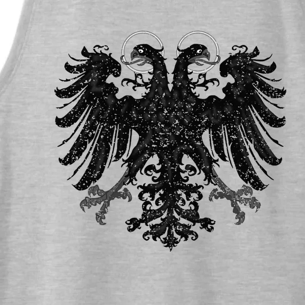 Holy Roman Empire Banner Flag Double Headed Eagle Ladies Tri-Blend Wicking Tank