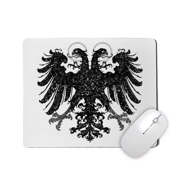 Holy Roman Empire Banner Flag Double Headed Eagle Mousepad